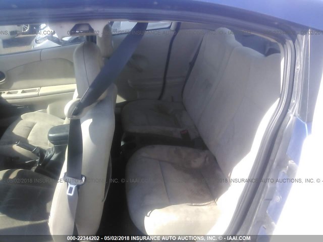 1G8AM12F65Z156752 - 2005 SATURN ION LEVEL 2 Mavi foto 8