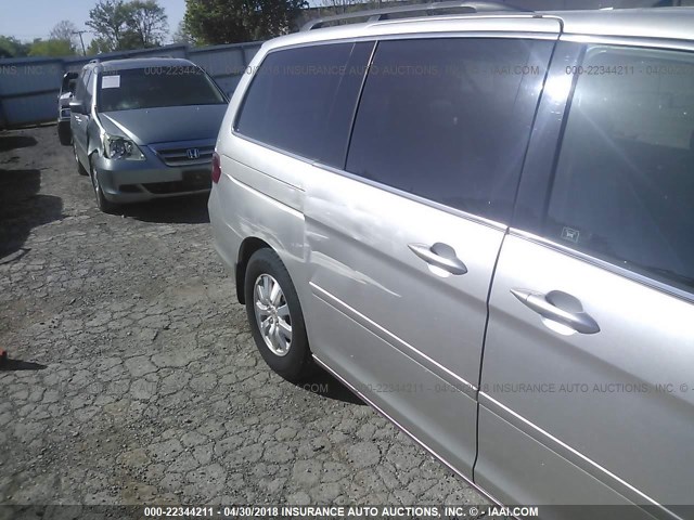 5FNRL386X8B004028 - 2008 HONDA ODYSSEY EXL ვერცხლისფერი ფოტო 6