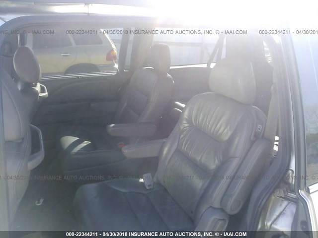 5FNRL386X8B004028 - 2008 HONDA ODYSSEY EXL ვერცხლისფერი ფოტო 8