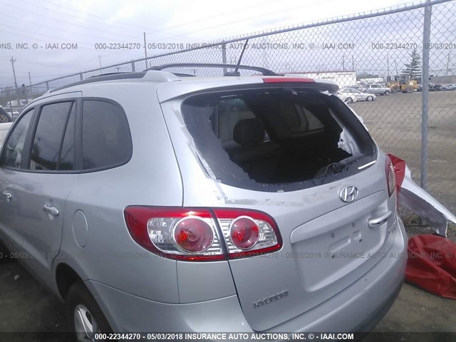 5NMSK4AG7AH380641 - 2010 HYUNDAI SANTA FE LIMITED SILVER photo 6