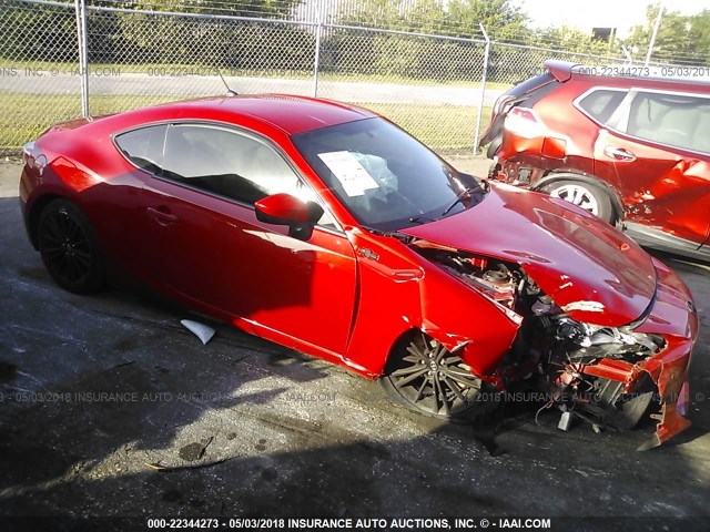 JF1ZNAA18D1731710 - 2013 TOYOTA SCION FR-S RED photo 1