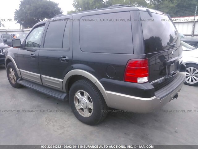 1FMFU17L73LB28044 - 2003 FORD EXPEDITION EDDIE BAUER BLACK photo 3