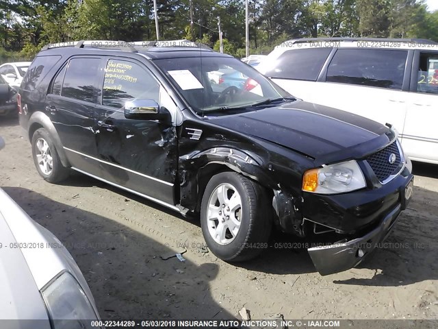 1FMDK05106GA12075 - 2006 FORD FREESTYLE SEL BLACK photo 1