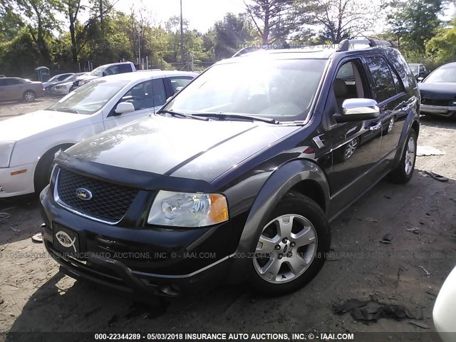 1FMDK05106GA12075 - 2006 FORD FREESTYLE SEL BLACK photo 2