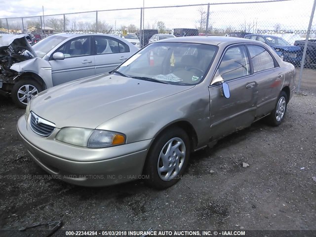 1YVGF22D7X5848294 - 1999 MAZDA 626 ES/LX GOLD photo 2