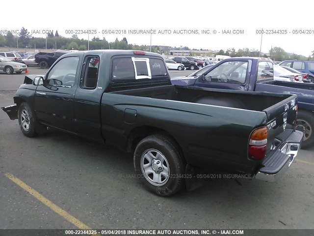 5TEVL52N41Z719921 - 2001 TOYOTA TACOMA XTRACAB GREEN photo 3