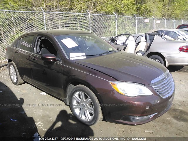 1C3CCBBB4CN169500 - 2012 CHRYSLER 200 TOURING BROWN photo 1