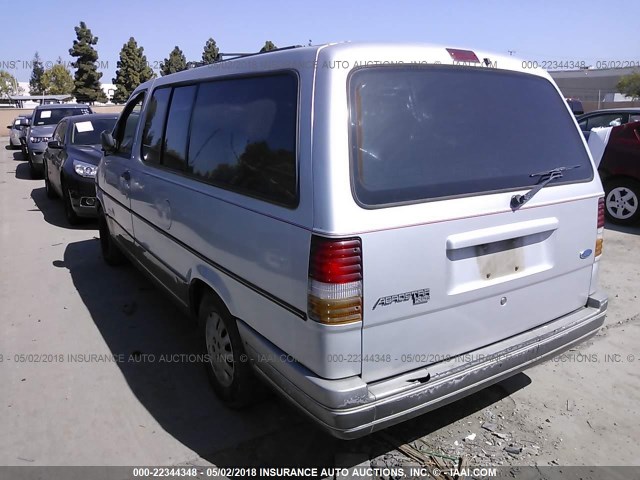 1FMDA31X4RZA89474 - 1994 FORD AEROSTAR GRAY photo 3