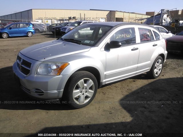 1B3HB48BX7D305360 - 2007 DODGE CALIBER SXT SILVER photo 2