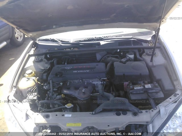 4T1BE32K24U366708 - 2004 TOYOTA CAMRY LE/XLE/SE 金色 照片 10