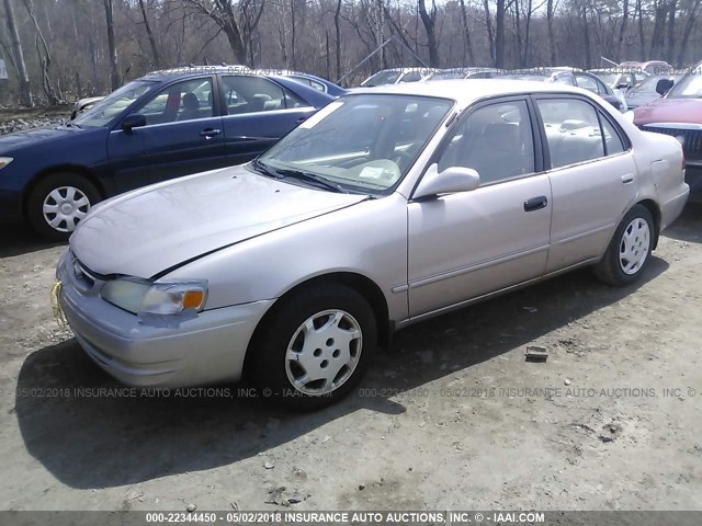 2T1BR18E0YC331568 - 2000 TOYOTA COROLLA VE/CE/LE 棕色 照片 2