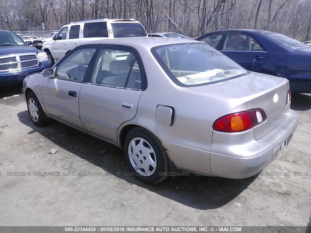 2T1BR18E0YC331568 - 2000 TOYOTA COROLLA VE/CE/LE 棕色 照片 3
