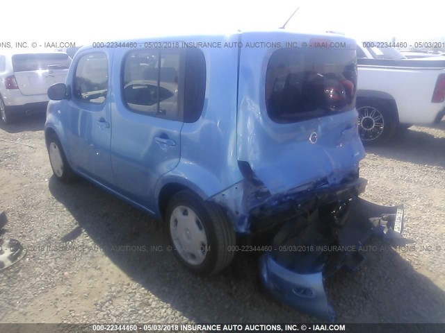 JN8AZ2KR9DT305782 - 2013 NISSAN CUBE S/SL BLUE photo 3