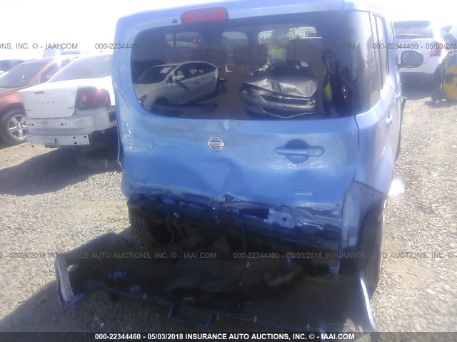 JN8AZ2KR9DT305782 - 2013 NISSAN CUBE S/SL BLUE photo 6