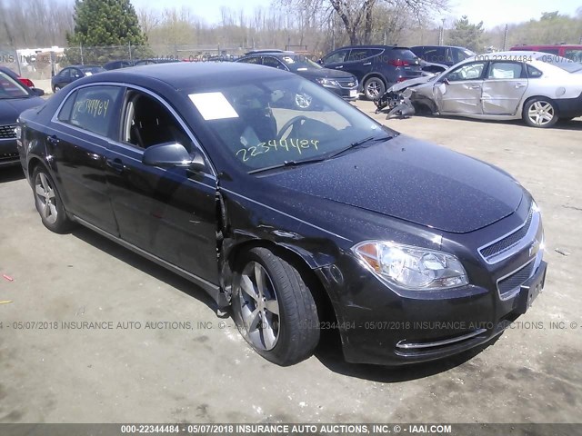 1G1ZC5E1XBF271296 - 2011 CHEVROLET MALIBU 1LT 黑色 照片 1