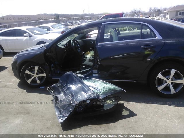 1G1ZC5E1XBF271296 - 2011 CHEVROLET MALIBU 1LT 黑色 照片 6