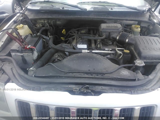 1J8GW48S84C180433 - 2004 JEEP GRAND CHEROKEE LAREDO/COLUMBIA/FREEDOM 灰色 照片 10