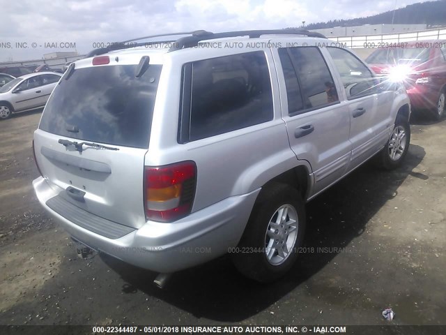 1J8GW48S84C180433 - 2004 JEEP GRAND CHEROKEE LAREDO/COLUMBIA/FREEDOM 灰色 照片 4