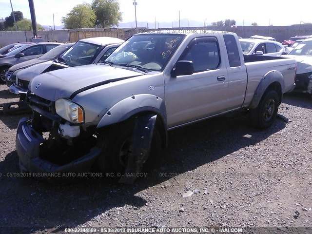 1N6ED26T32C334187 - 2002 NISSAN FRONTIER KING CAB XE/KING CAB SE TAN photo 2