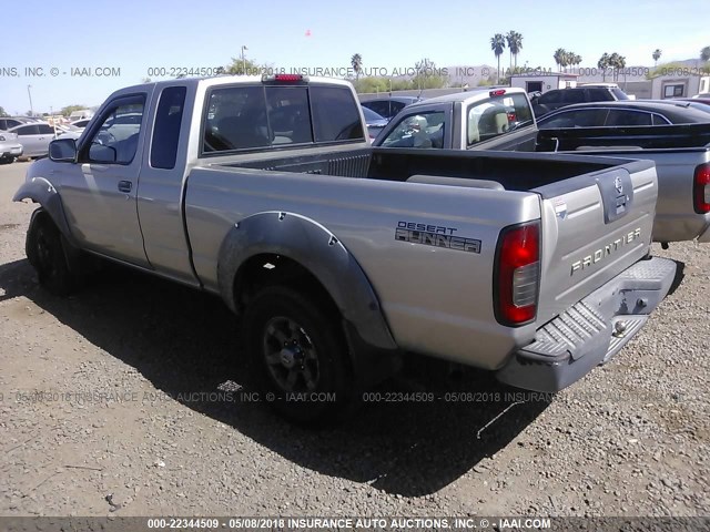 1N6ED26T32C334187 - 2002 NISSAN FRONTIER KING CAB XE/KING CAB SE TAN photo 3