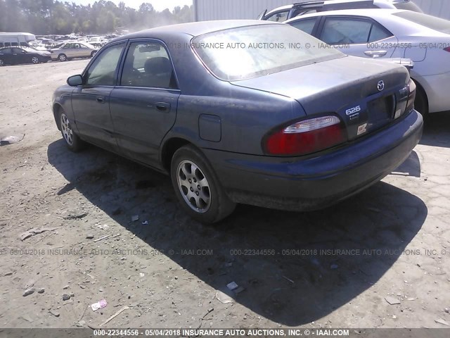 1YVGF22C515241065 - 2001 MAZDA 626 ES/LX BLUE photo 3