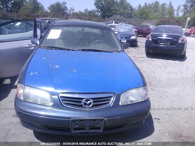 1YVGF22C515241065 - 2001 MAZDA 626 ES/LX BLUE photo 6