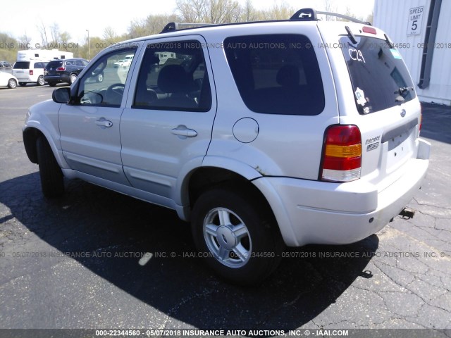 1FMCU94153KE14873 - 2003 FORD ESCAPE LIMITED SILVER photo 3