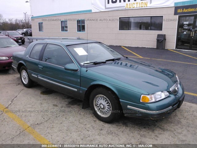 1MELM62W1TH628241 - 1996 MERCURY COUGAR XR7 GREEN photo 1