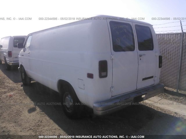 2B7HB21Y6MK402929 - 1991 DODGE RAM VAN B250 WHITE photo 3