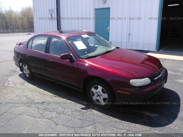 1G1NE52J12M589574 - 2002 CHEVROLET MALIBU LS 栗色 照片 1