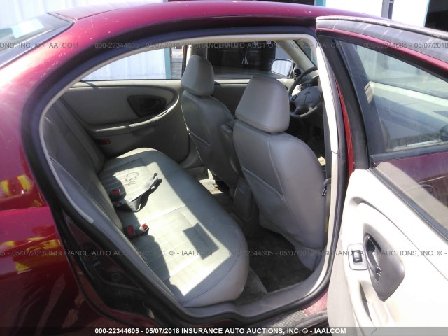 1G1NE52J12M589574 - 2002 CHEVROLET MALIBU LS 栗色 照片 8