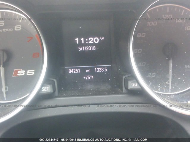 WAUCVAFR6AA056799 - 2010 AUDI S5 PREMIUM PLUS 红色 照片 7