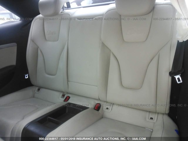 WAUCVAFR6AA056799 - 2010 AUDI S5 PREMIUM PLUS 红色 照片 8