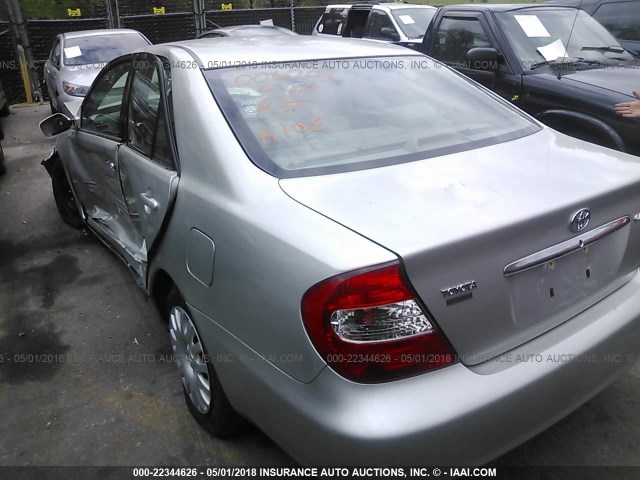 4T1BE32KX4U789441 - 2004 TOYOTA CAMRY LE/XLE/SE 银色 照片 3