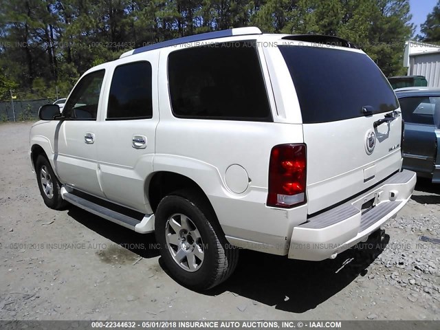 1GYEK63N35R229702 - 2005 CADILLAC ESCALADE LUXURY თეთრი ფოტო 3