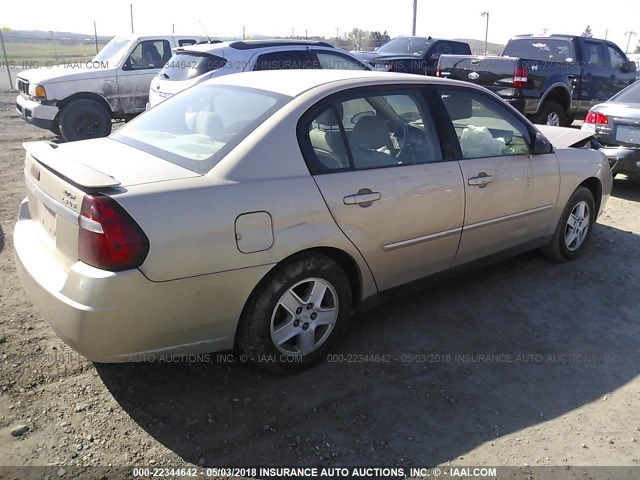1G1ZT54824F125024 - 2004 CHEVROLET MALIBU LS GOLD photo 4