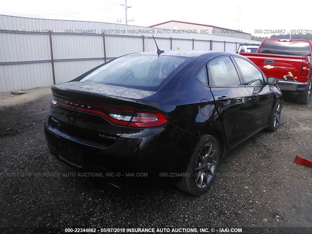 1C3CDFBA4DD330611 - 2013 DODGE DART SXT BLACK photo 4