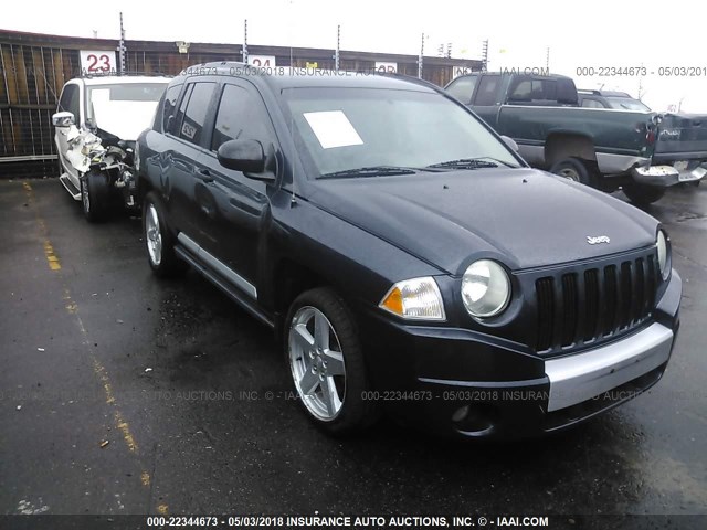 1J8FF57W68D693704 - 2008 JEEP COMPASS LIMITED Dark Blue photo 1