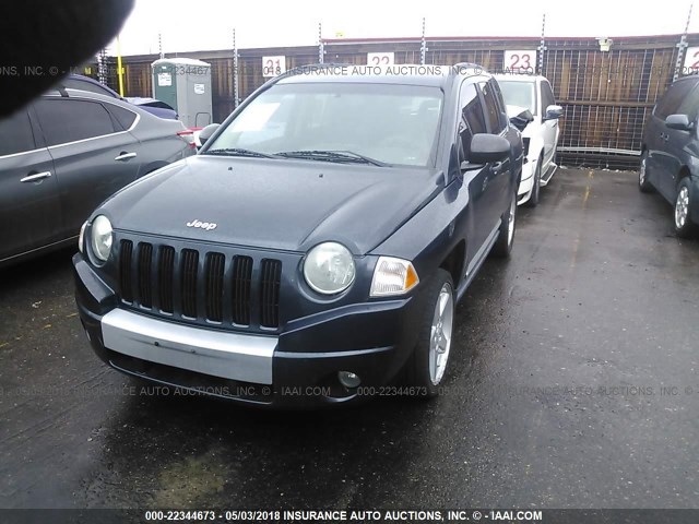 1J8FF57W68D693704 - 2008 JEEP COMPASS LIMITED Dark Blue photo 2