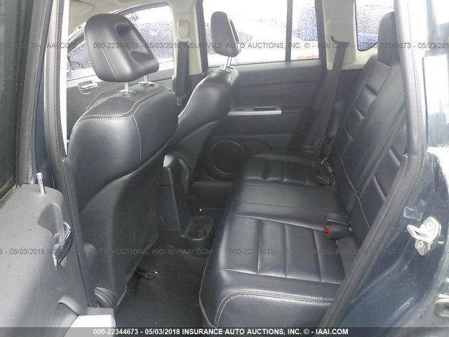 1J8FF57W68D693704 - 2008 JEEP COMPASS LIMITED Dark Blue photo 8