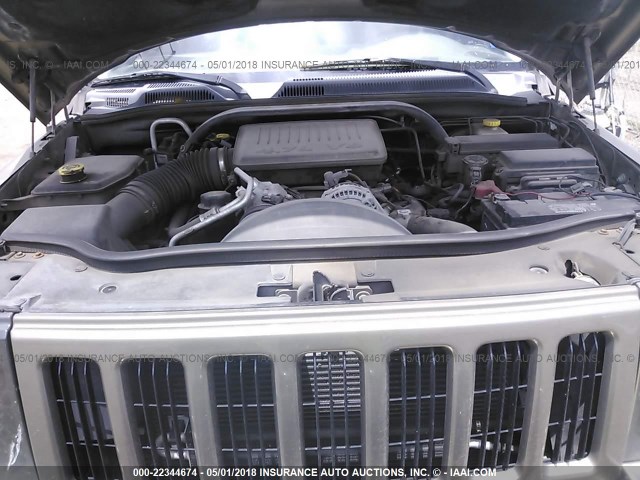 1J8HH48N96C286711 - 2006 JEEP COMMANDER BEIGE photo 10