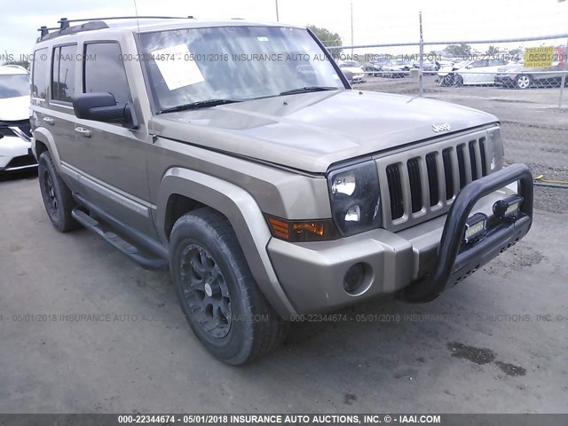 1J8HH48N96C286711 - 2006 JEEP COMMANDER BEIGE photo 6