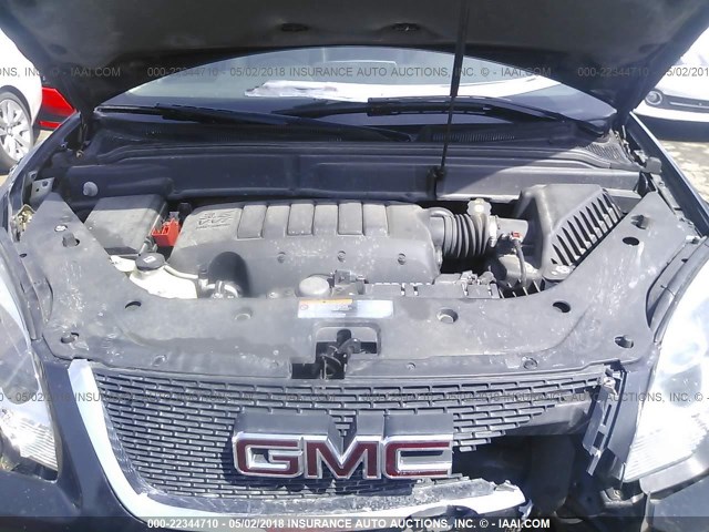 1GKKVREDXCJ163719 - 2012 GMC ACADIA SLT-1 Czarny zdjęcie 10