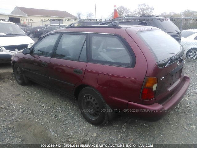 JT2AE09V9R0066153 - 1994 TOYOTA COROLLA DX RED photo 3