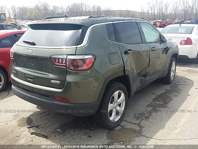 3C4NJDBB4JT231416 - 2018 JEEP COMPASS LATITUDE 绿色 照片 4