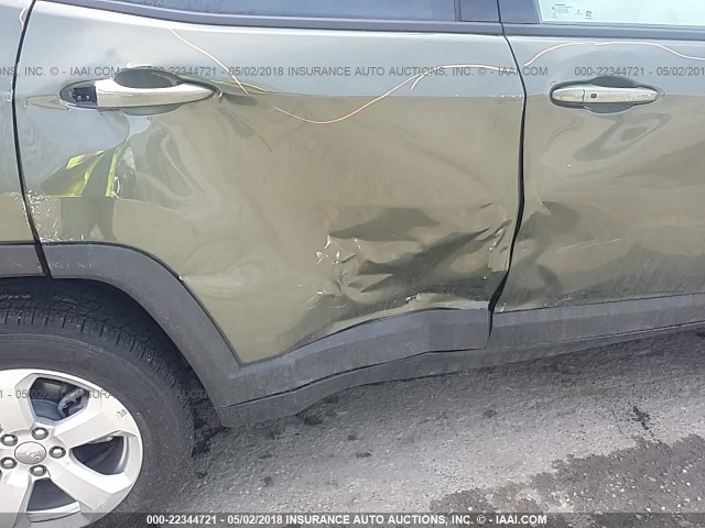 3C4NJDBB4JT231416 - 2018 JEEP COMPASS LATITUDE 绿色 照片 6