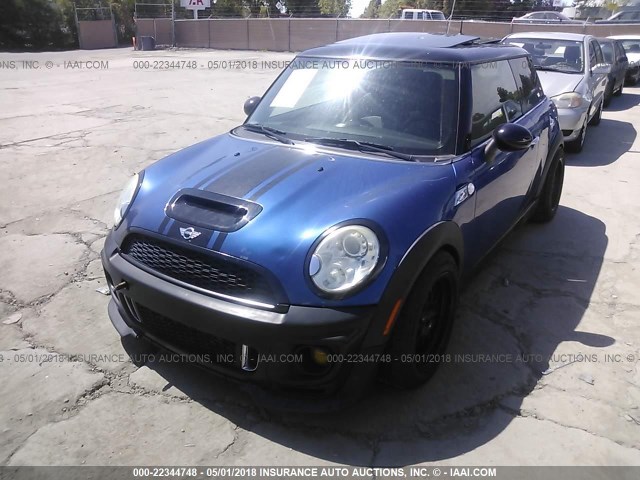 WMWMF73577TT86518 - 2007 MINI COOPER S BLUE photo 2