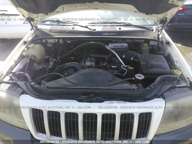 1J4GX48S34C422916 - 2004 JEEP GRAND CHEROKEE LAREDO/COLUMBIA/FREEDOM 白色 照片 10