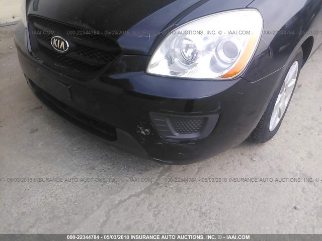 KNAFG525677048841 - 2007 KIA RONDO LX/EX BLACK photo 6