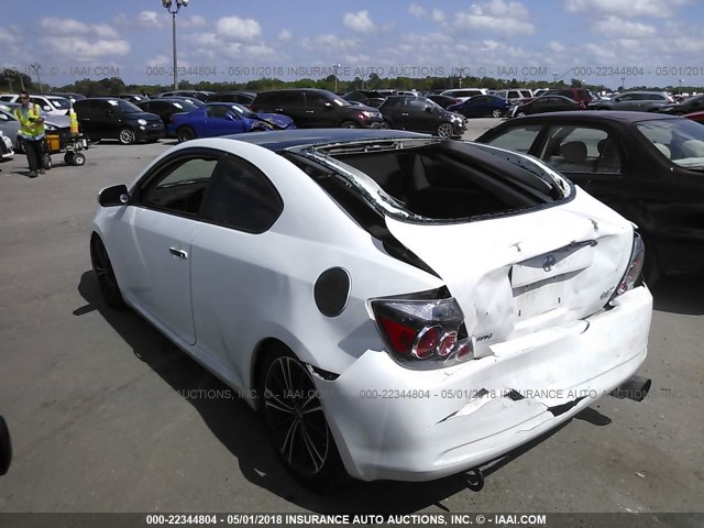 JTKDE167280226252 - 2008 TOYOTA SCION TC 白色 照片 3